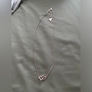 Guess Heart Necklace EUC